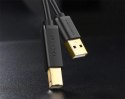 Ugreen kabel przewód USB - USB Typ B (kabel do drukarki) 3m czarny (10351)