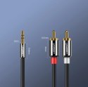 Kabel Ugreen AV116 10590 audio mini jack 3,5 mm (męski) / 2RCA (męski) 3m - czarny