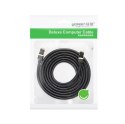 Ugreen kabel przewód internetowy sieciowy Ethernet patchcord RJ45 Cat 7 STP LAN 10Gbps 2m czarny (11269)