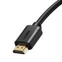 Baseus kabel przewód HDMI 2.0 4K 60 Hz 3D HDR 18 Gbps 2 m czarny (CAKGQ-B01)