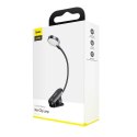 Baseus mini lampka lampa LED z klipsem szary (DGRAD-0G)