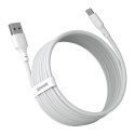 Baseus 2x kabel USB - USB Typ C szybkie ładowanie Power Delivery Quick Charge 40 W 5 A 1,5 m biały (TZCATZJ-02)