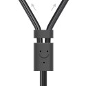 Kabel Ugreen AV102 10561 audio mini jack 3,5mm (żeński) - 2RCA (męski) 0.25m - szary