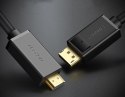 Ugreen jednokierunkowy kabel z DisplayPort na HDMI 4K 30 Hz 32 AWG 1,5 m czarny (DP101 10239)