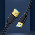 Ugreen kabel przewód USB 3.0 (męski) - USB 3.0 (męski) 2m szary (10371)