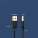 Ugreen kabel przewód USB 3.0 (męski) - USB 3.0 (męski) 2m szary (10371)