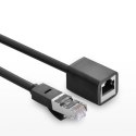 Ugreen przedłużacz kabel internetowy Ethernet RJ45 Cat 6 FTP 1000 Mbps 2 m czarny (NW112 11281)