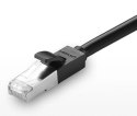 Ugreen przedłużacz kabel internetowy Ethernet RJ45 Cat 6 FTP 1000 Mbps 2 m czarny (NW112 11281)