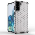 Honeycomb etui pancerny pokrowiec z żelową ramką Samsung Galaxy S21+ 5G (S21 Plus 5G) przezroczysty