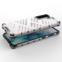 Honeycomb etui pancerny pokrowiec z żelową ramką Samsung Galaxy S21+ 5G (S21 Plus 5G) przezroczysty