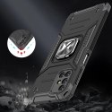 Wozinsky Ring Armor pancerne hybrydowe etui pokrowiec + magnetyczny uchwyt Samsung Galaxy M31s niebieski