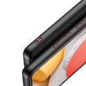 Dux Ducis Fino etui pokrowiec pokryty nylonowym materiałem Samsung Galaxy A42 5G czarny