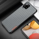 Dux Ducis Fino etui pokrowiec pokryty nylonowym materiałem Samsung Galaxy A42 5G szary