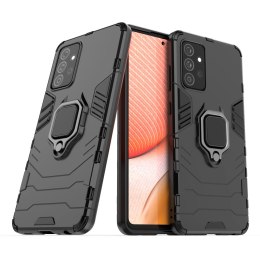 Ring Armor pancerne hybrydowe etui pokrowiec + magnetyczny uchwyt Samsung Galaxy A72 4G czarny