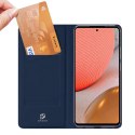 DUX DUCIS Skin Pro kabura etui pokrowiec z klapką Samsung Galaxy A72 4G niebieski