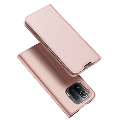 DUX DUCIS Skin Pro kabura etui pokrowiec z klapką Xiaomi Mi 11 Pro różowy