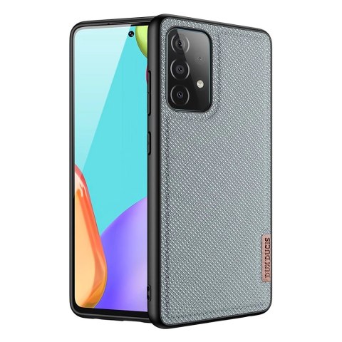 Dux Ducis Fino etui pokrowiec pokryty nylonowym materiałem Samsung Galaxy A72 4G szary