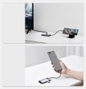 Baseus Metal Gleam 4w1 wielofunkcyjny HUB USB Typ C - USB Typ C Power Delivery 100 W / HDMI 4K 30 Hz / USB 3.2 Gen 1 / USB 2.0 (