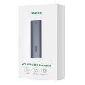 Ugreen kieszeń na dysk SSD M.2 obudowa dysku USB 3.2 Gen 2 (SuperSpeed USB 10 Gbps) + kabel USB Typ C 0,5m szary (CM400 10902)