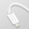 Baseus Superior 3w1 kabel USB - Lightning / USB Typ C / micro USB 3,5 A 1,5 m Biały (CAMLTYS-02)