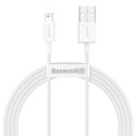 Baseus Superior kabel USB - Lightning 2,4A 1,5 m Biały (CALYS-B02)