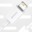 Baseus Superior kabel USB - Lightning 2,4A 1,5 m Biały (CALYS-B02)