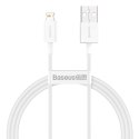 Baseus Superior kabel USB - Lightning 2,4A 1 m Biały (CALYS-A02)