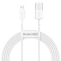 Baseus Superior kabel USB - Lightning 2,4A 2 m Biały (CALYS-C02)