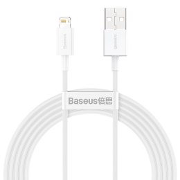 Baseus Superior kabel USB - Lightning 2,4A 2 m Biały (CALYS-C02)