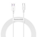 Baseus Superior kabel USB - USB Typ C 66 W 6A 2 m Biały (CATYS-A02)