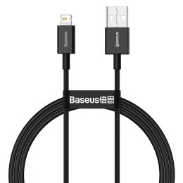 Baseus Superior kabel USB - Lightning 2,4 A 1 m czarny (CALYS-A01)