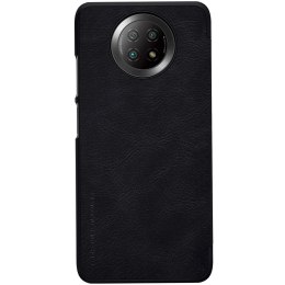 Nillkin Qin skórzana kabura etui Xiaomi Redmi Note 9T 5G czarny