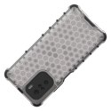 Honeycomb etui pancerny pokrowiec z żelową ramką Xiaomi Redmi K40 Pro+ / K40 Pro / K40 / Poco F3 przezroczysty