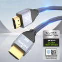 Wozinsky kabel HDMI 2.1 8K 60 Hz 48 Gbps / 4K 120 Hz / 2K 144 Hz 2 m srebrny (WHDMI-20)