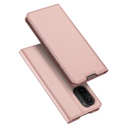 Dux Ducis Skin Pro kabura etui pokrowiec z klapką Xiaomi Redmi K40 Pro+ / K40 Pro / K40 / Poco F3 różowy