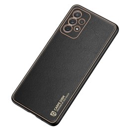 Dux Ducis Yolo eleganckie etui pokrowiec ze skóry ekologicznej Samsung Galaxy A72 4G czarny