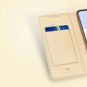 Dux Ducis Skin Pro kabura etui pokrowiec z klapką Samsung Galaxy A22 4G złoty