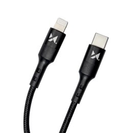 Kabel Wozinsky WUC-PD-CL2B Lightning - USB-C PD 18W 480Mb/s 2m - czarny