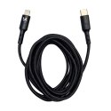 Kabel Wozinsky WUC-PD-CL2B Lightning - USB-C PD 18W 480Mb/s 2m - czarny