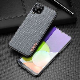 Dux Ducis Fino etui pokrowiec pokryty nylonowym materiałem Samsung Galaxy A22 4G szary