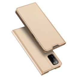 Dux Ducis Skin Pro kabura etui pokrowiec z klapką Samsung Galaxy A03s złoty