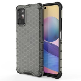 Honeycomb etui pancerny pokrowiec z żelową ramką Xiaomi Redmi Note 10 5G / Poco M3 Pro czarny