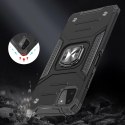 Wozinsky Ring Armor pancerne hybrydowe etui pokrowiec + magnetyczny uchwyt Samsung Galaxy A22 4G czarny