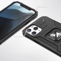 Wozinsky Ring Armor pancerne hybrydowe etui pokrowiec + magnetyczny uchwyt iPhone 13 różowy