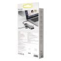 Baseus Metal Gleam 11w1 wielofunkcyjny HUB USB Typ C - 3x USB 3.2 Gen 1 5Gbps / USB Typ C PD 100W / 3,5 mm mini jack AUX / VGA F