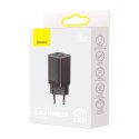 Baseus Super Si Pro szybka ładowarka USB / USB Typ C 30W Power Delivery Quick Charge czarny (CCSUPP-E01)