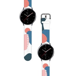 Strap Moro opaska do Samsung Galaxy Watch 46mm silikonowy pasek bransoletka do zegarka wzór 10