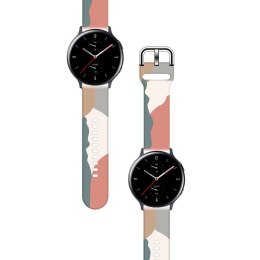 Strap Moro opaska do Samsung Galaxy Watch 46mm silikonowy pasek bransoletka do zegarka wzór 15