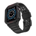 Protect Strap Band opaska z etui do Apple Watch 7 / 6 / 5 / 4 / 3 / 2 / SE (41 / 40 / 38mm) obudowa pancerny pokrowiec na zegare