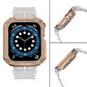 Protect Strap Band opaska z etui do Apple Watch 7 / 6 / 5 / 4 / 3 / 2 / SE (41 / 40 / 38mm) obudowa pancerny pokrowiec na zegare